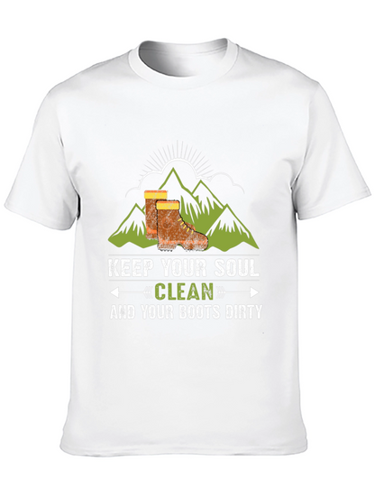 Keep Your Soul Clean Black Graphic Tee