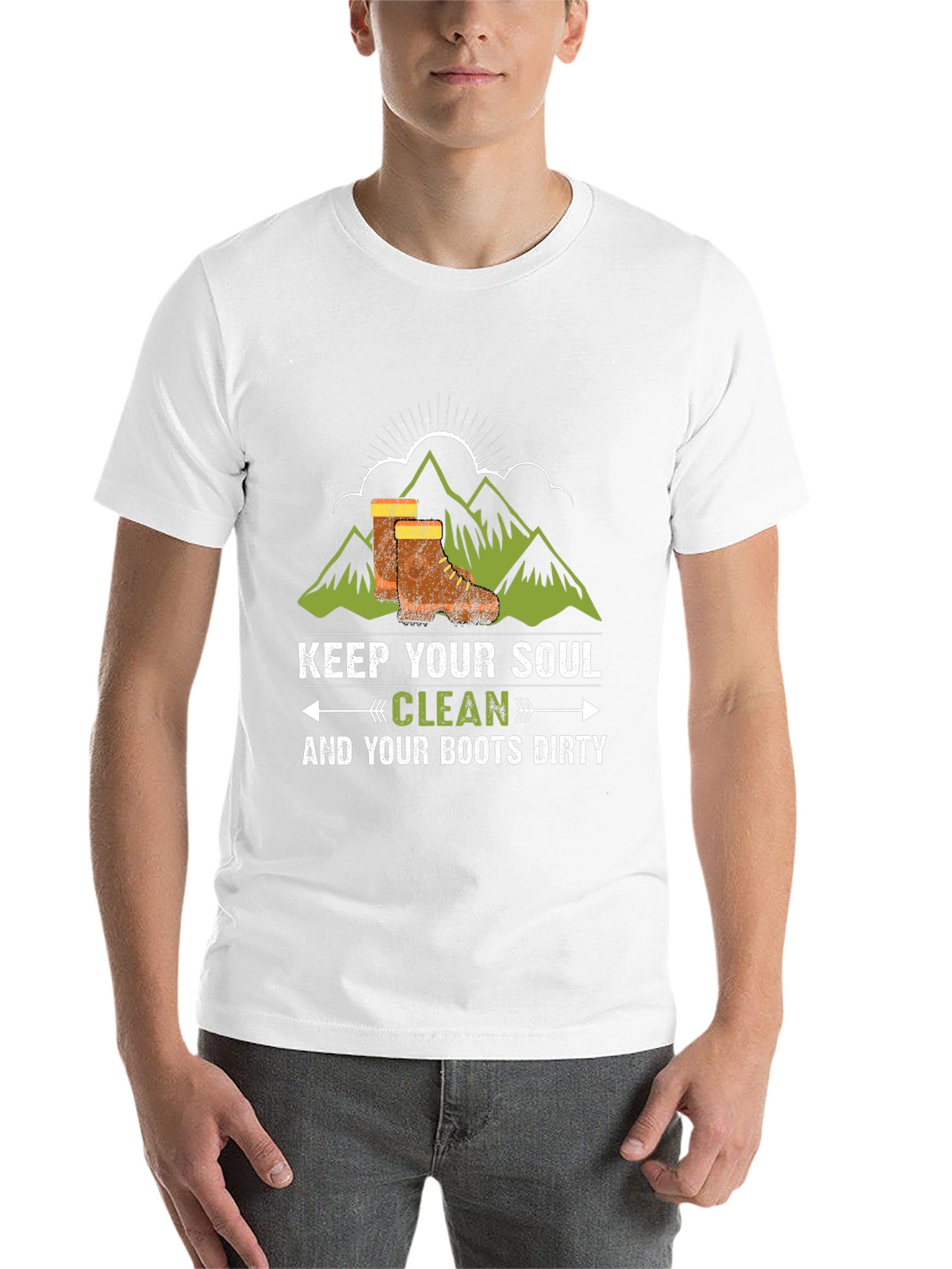 Keep Your Soul Clean Black Graphic Tee