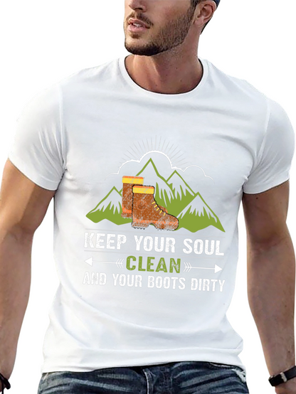 Keep Your Soul Clean Black Graphic Tee