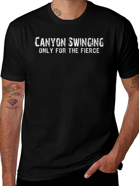Canyon Swinging Tee - Only for the Fierce - Black T-Shirt