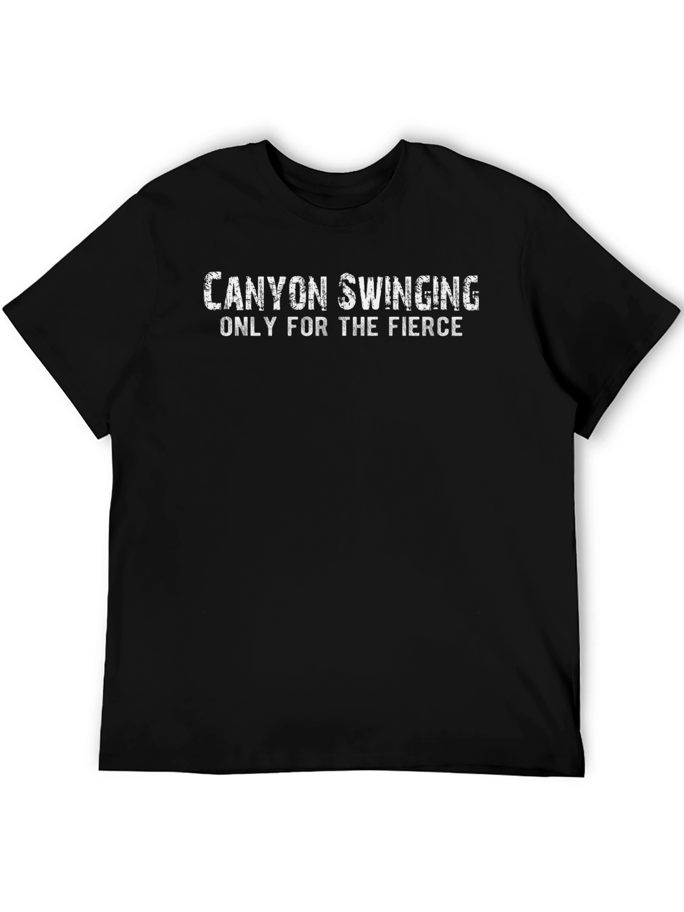 Canyon Swinging Tee - Only for the Fierce - Black T-Shirt