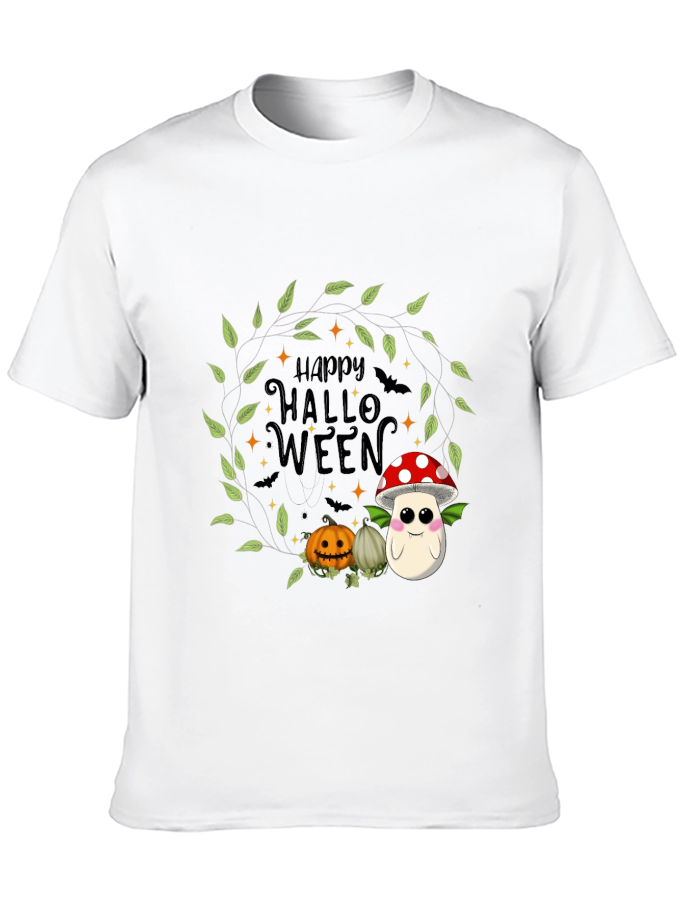 Happy Halloween Mushroom Graphic Tee