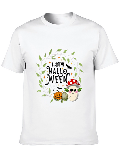 Happy Halloween Mushroom Graphic Tee