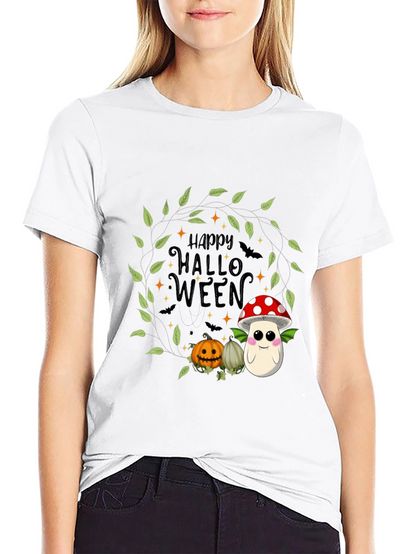 Happy Halloween Mushroom Graphic Tee