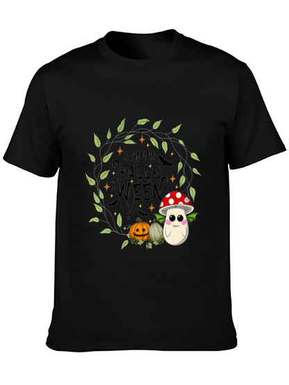 Happy Halloween Mushroom Graphic Tee