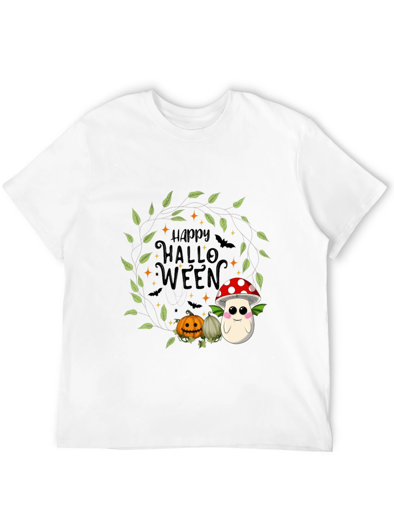 Happy Halloween Mushroom Graphic Tee