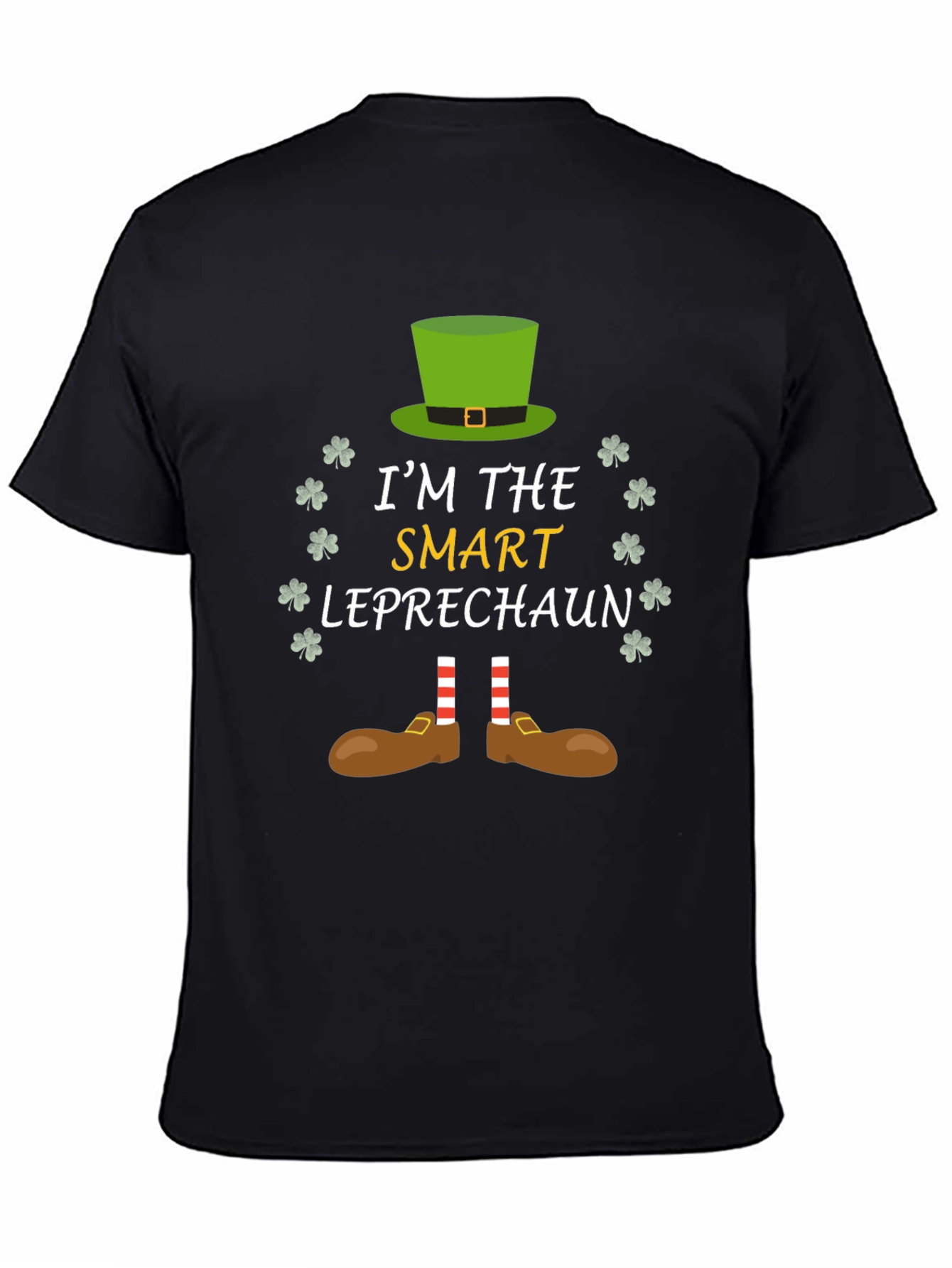 Smart Leprechaun St. Patricks Day Graphic Tee