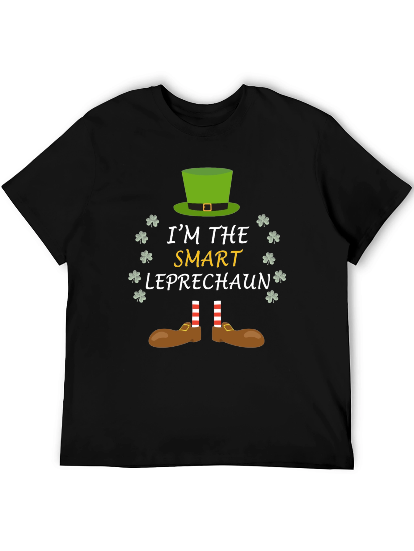 Smart Leprechaun St. Patricks Day Graphic Tee