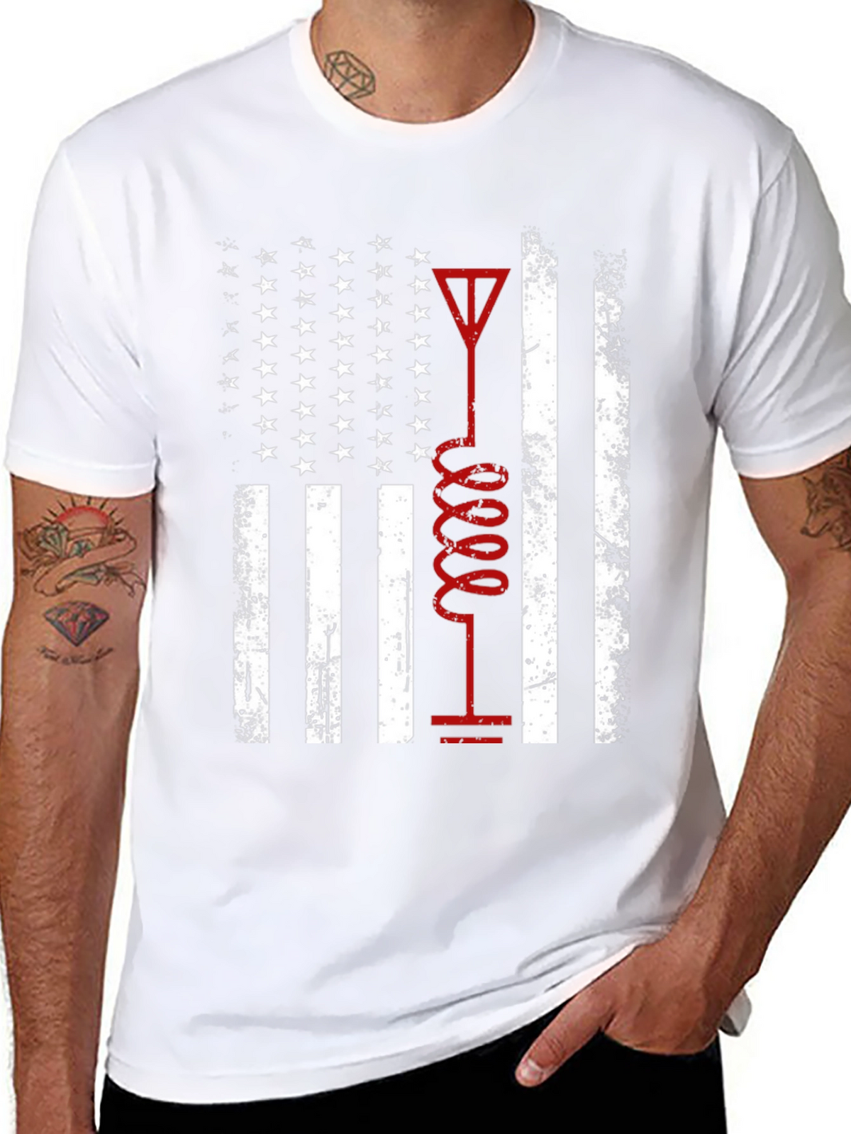 Patriotic Ham Radio Operator T-Shirt