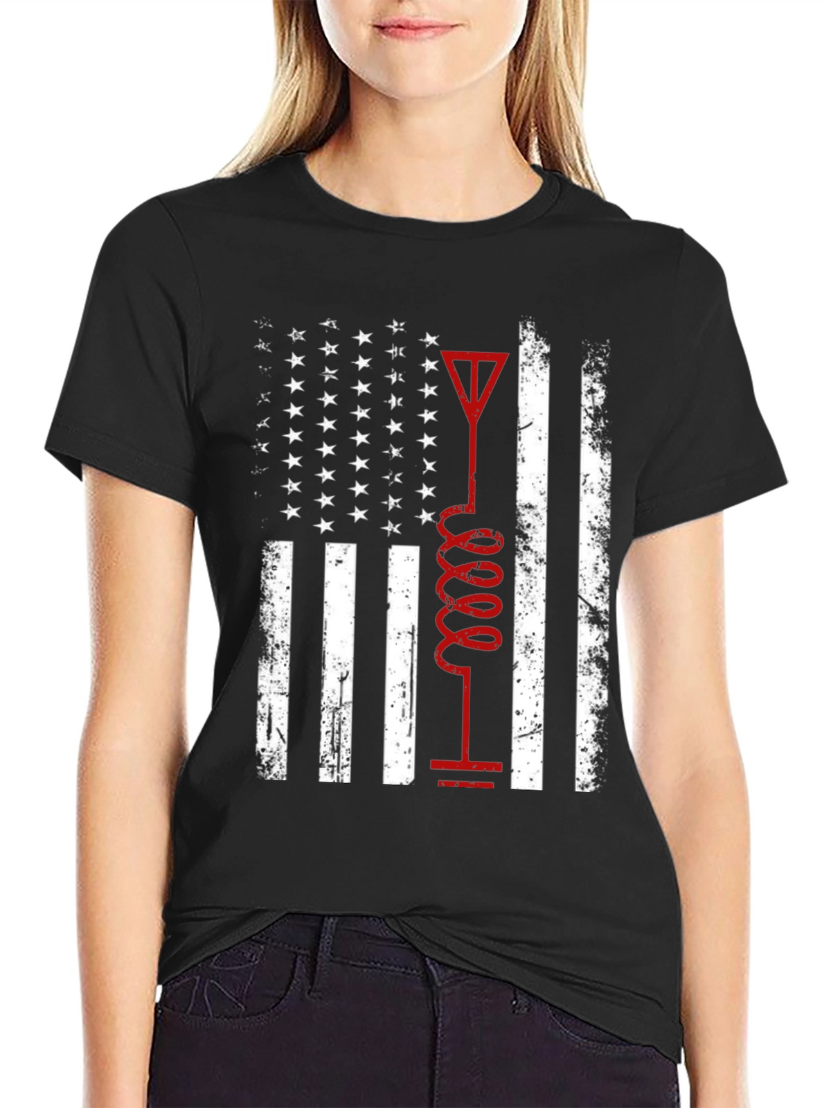 Patriotic Ham Radio Operator T-Shirt