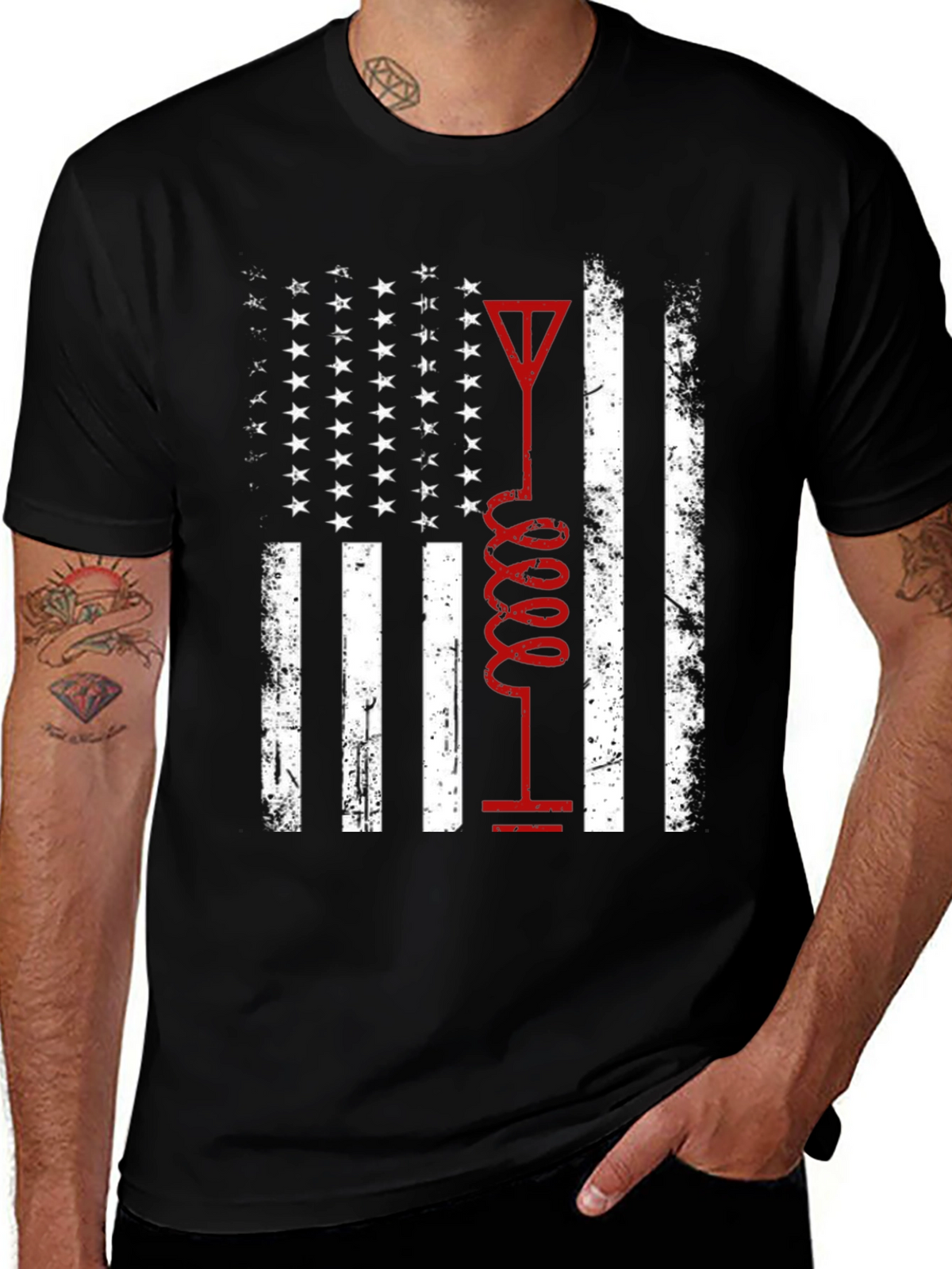 Patriotic Ham Radio Operator T-Shirt