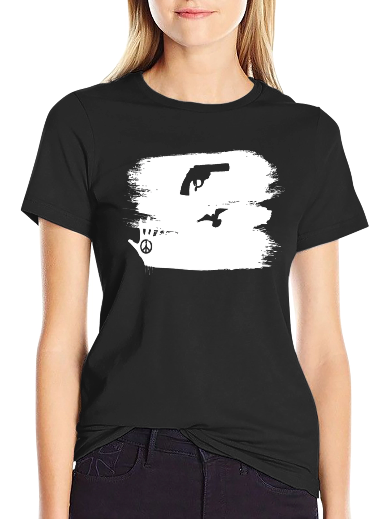Peace Over Power Black T-Shirt