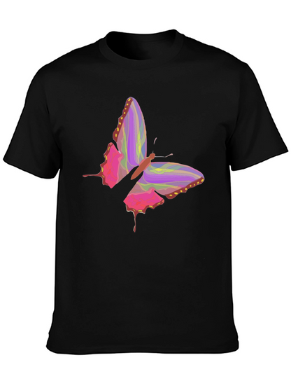 Butterfly Graphic Black T-Shirt