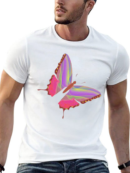 Butterfly Graphic Black T-Shirt