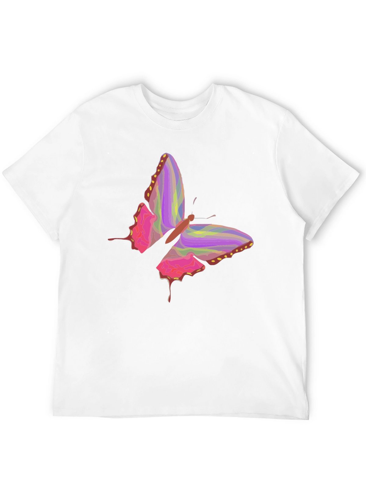 Butterfly Graphic Black T-Shirt