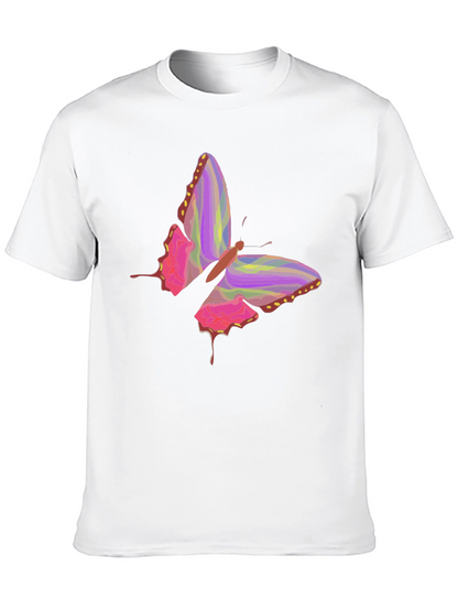 Butterfly Graphic Black T-Shirt