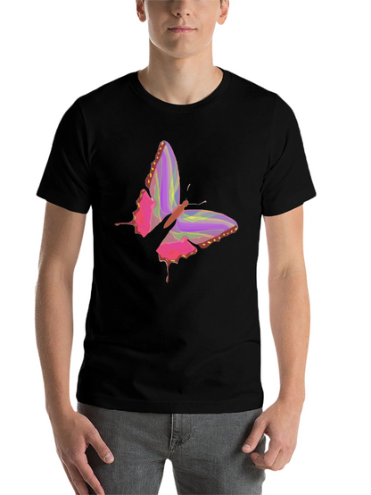 Butterfly Graphic Black T-Shirt