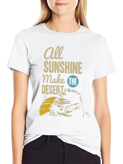 Desert Sunshine Graphic Tee - Mens Black T-Shirt