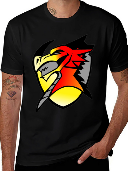 Dragon Shield Graphic Tee - Black