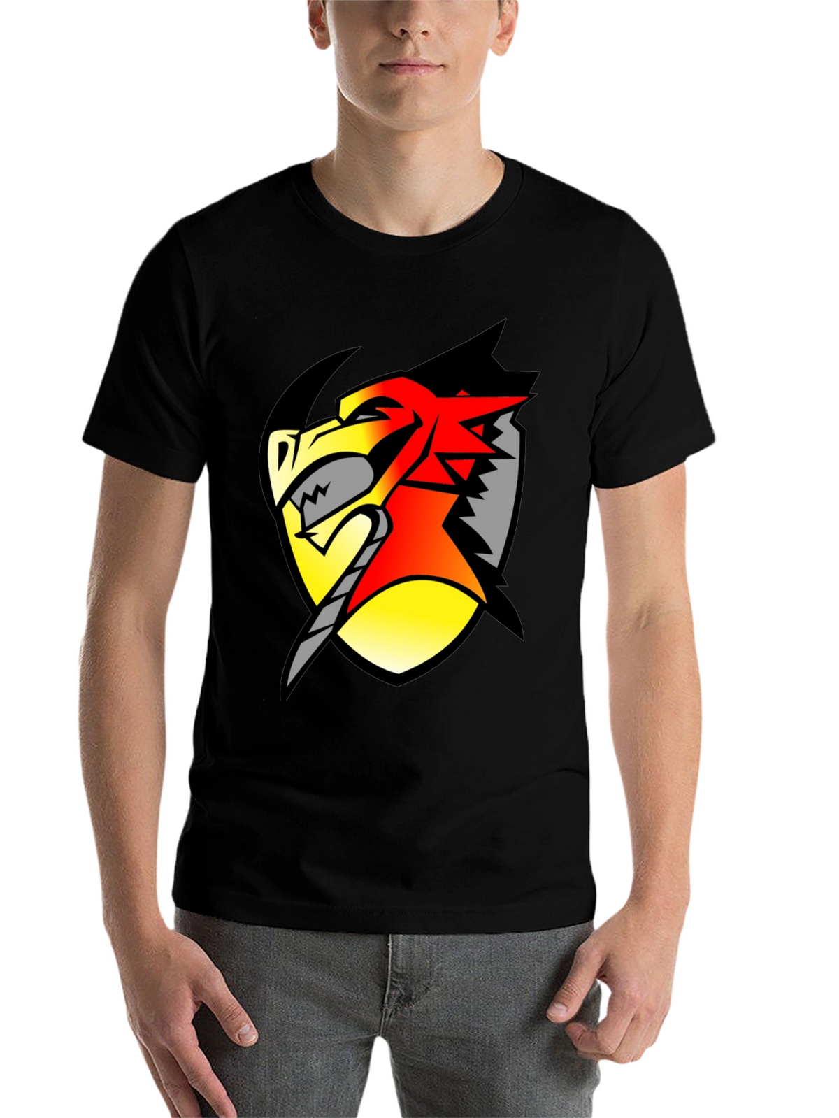 Dragon Shield Graphic Tee - Black