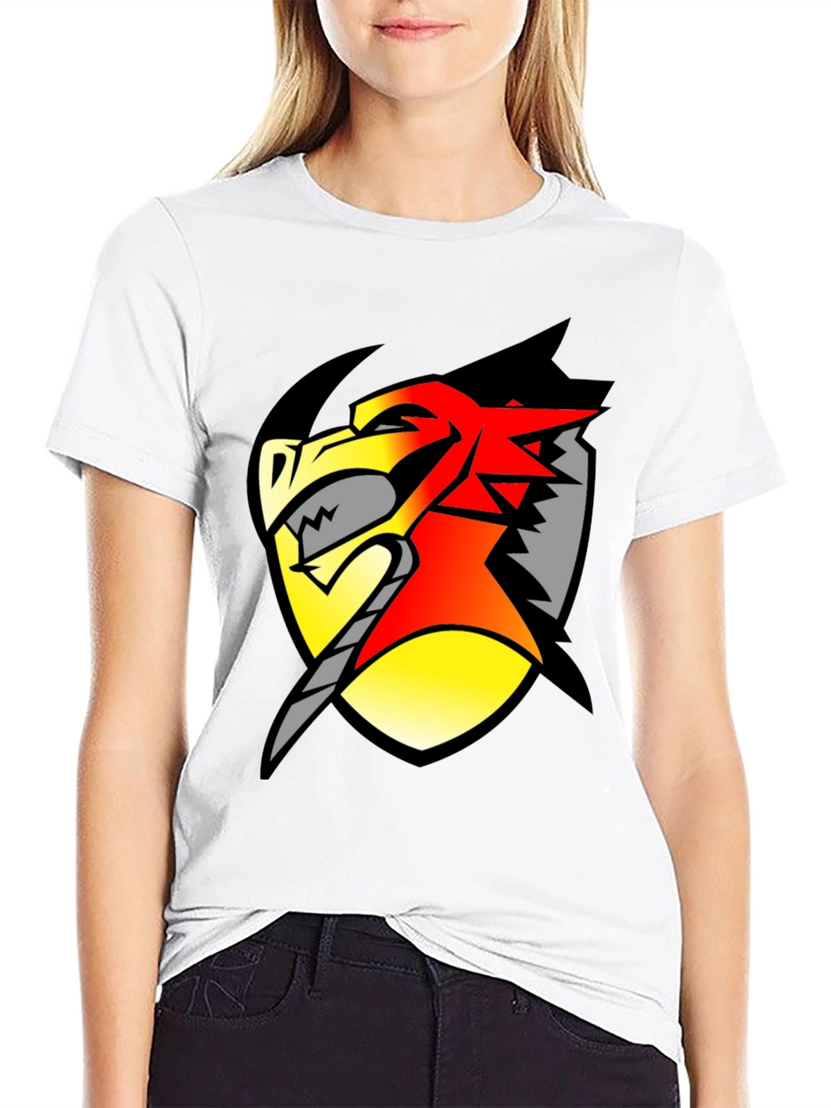Dragon Shield Graphic Tee - Black