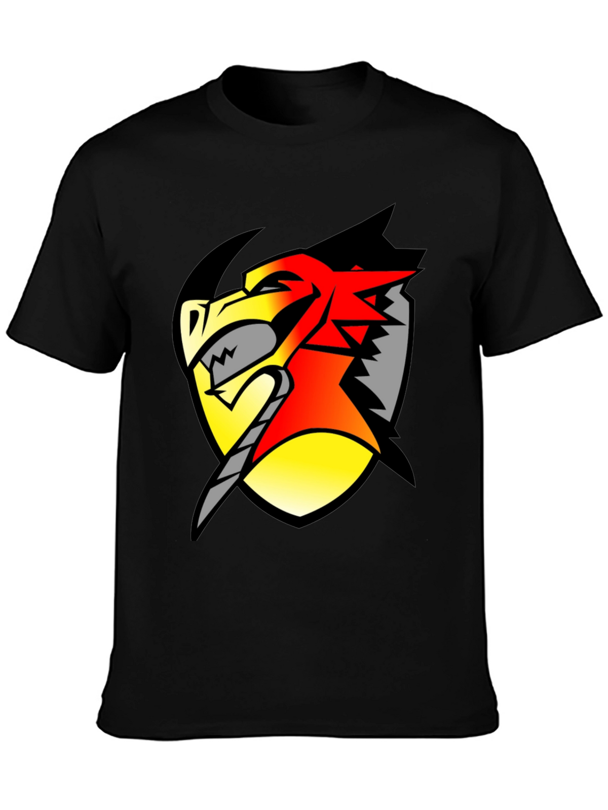 Dragon Shield Graphic Tee - Black