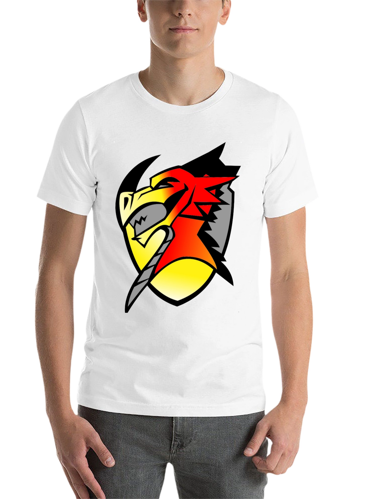 Dragon Shield Graphic Tee - Black