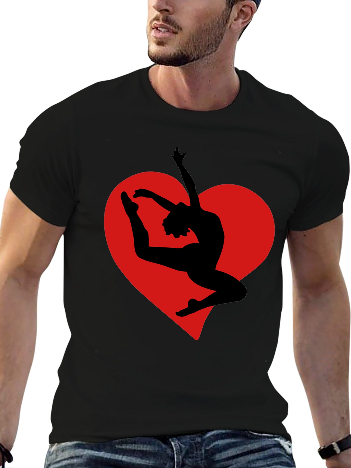 Dancing Heart Graphic T-Shirt
