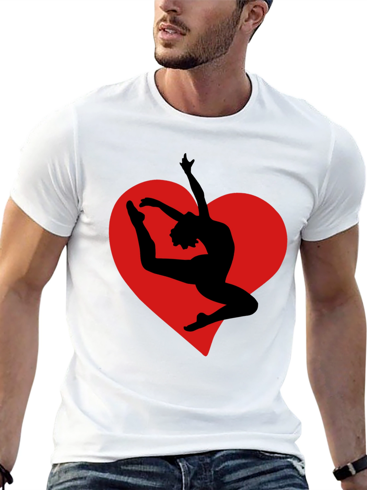 Dancing Heart Graphic T-Shirt