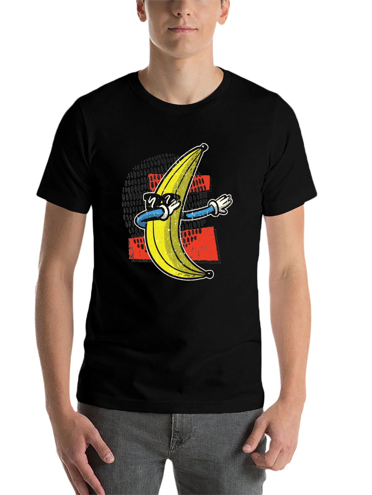 Dabbing Banana Graphic Tee - Funny Trendy T-Shirt
