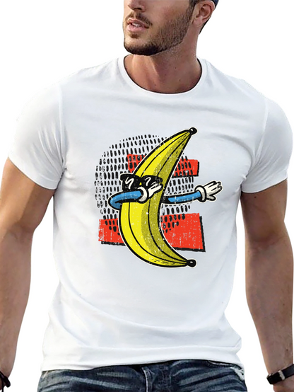 Dabbing Banana Graphic Tee - Funny Trendy T-Shirt