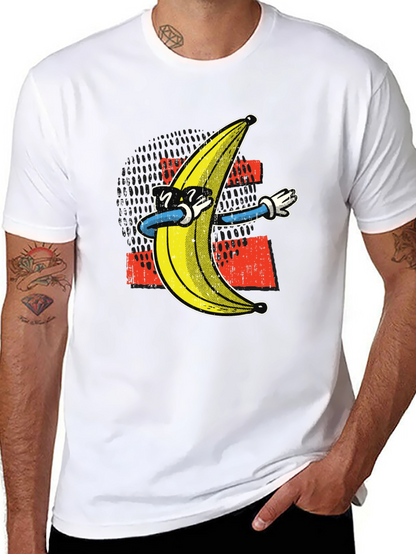 Dabbing Banana Graphic Tee - Funny Trendy T-Shirt