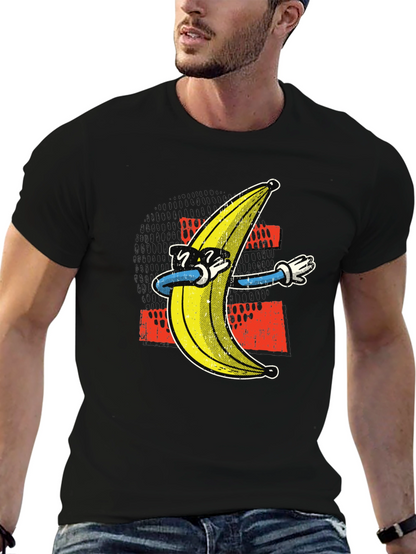 Dabbing Banana Graphic Tee - Funny Trendy T-Shirt