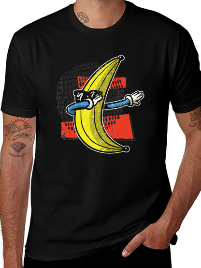 Dabbing Banana Graphic Tee - Funny Trendy T-Shirt