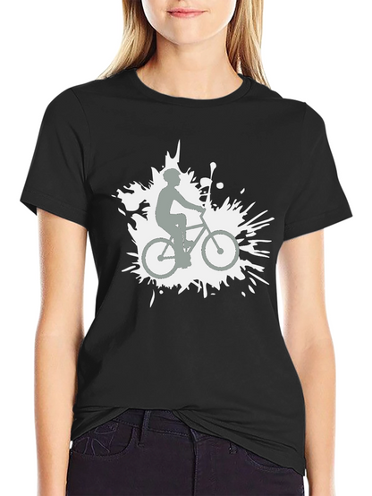 Black Biker Graphic Tee - Stylish Casual Wear