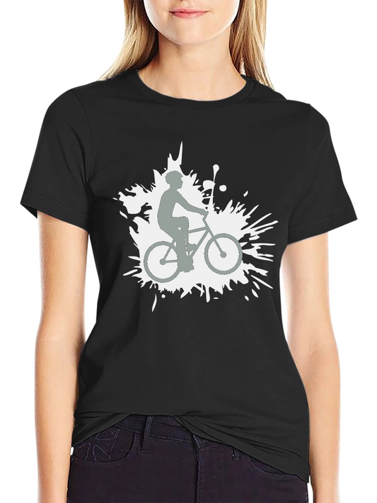 Black Biker Graphic Tee - Stylish Casual Wear