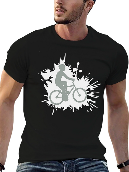Black Biker Graphic Tee - Stylish Casual Wear