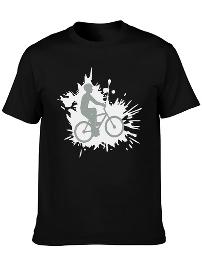 Black Biker Graphic Tee - Stylish Casual Wear