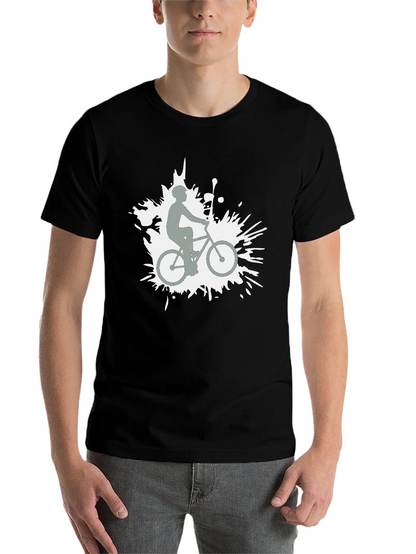 Black Biker Graphic Tee - Stylish Casual Wear