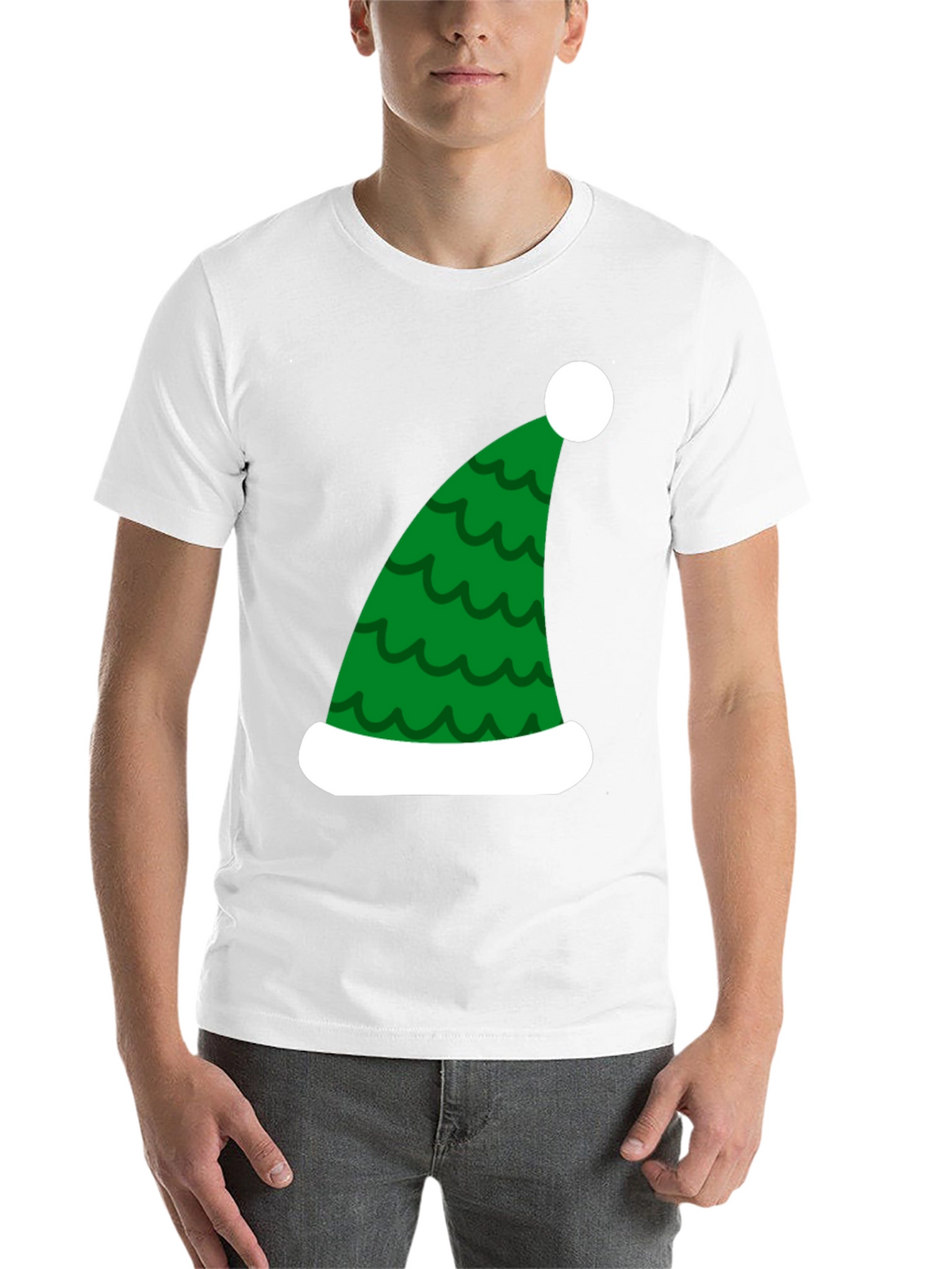 Festive Christmas Elf Hat T-Shirt