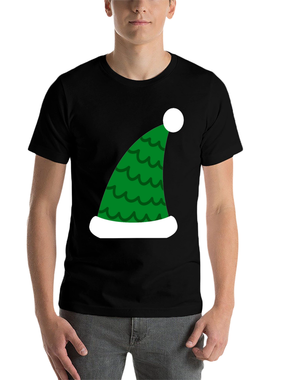 Festive Christmas Elf Hat T-Shirt