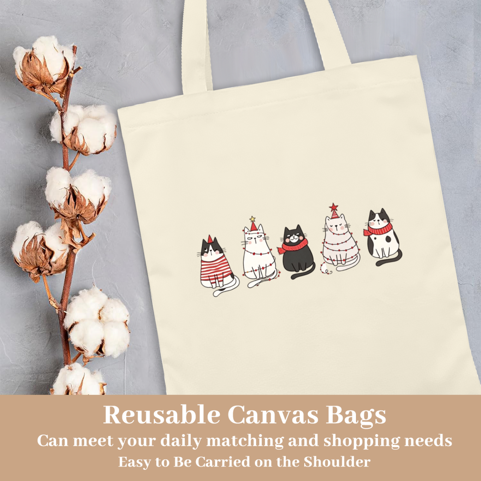 Vintage Hand Drawn Lemon Tree Canvas Bag | Fresh Forest Plant Print Versatile Tote
