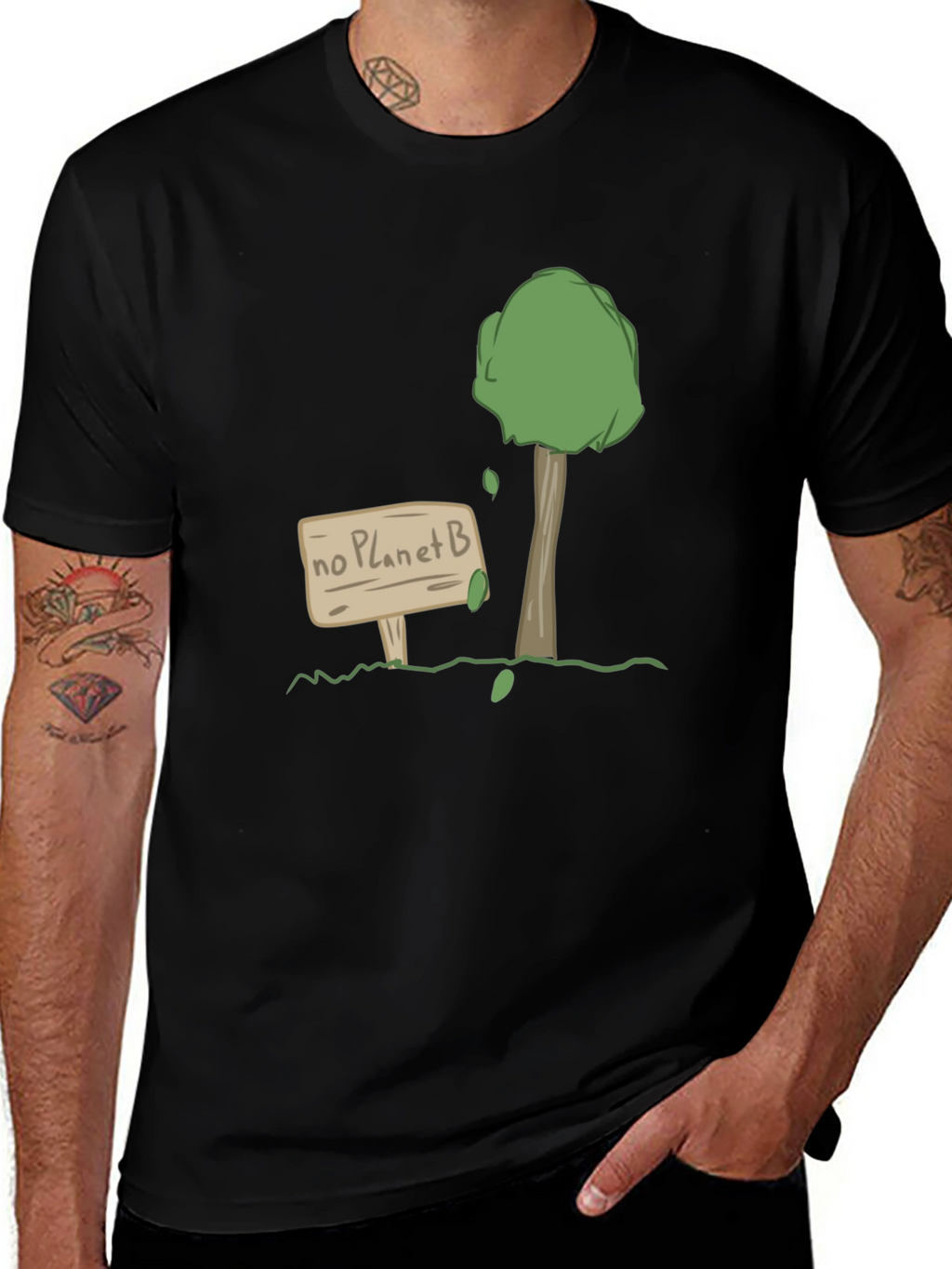 Eco-Friendly No Planet B Graphic T-Shirt