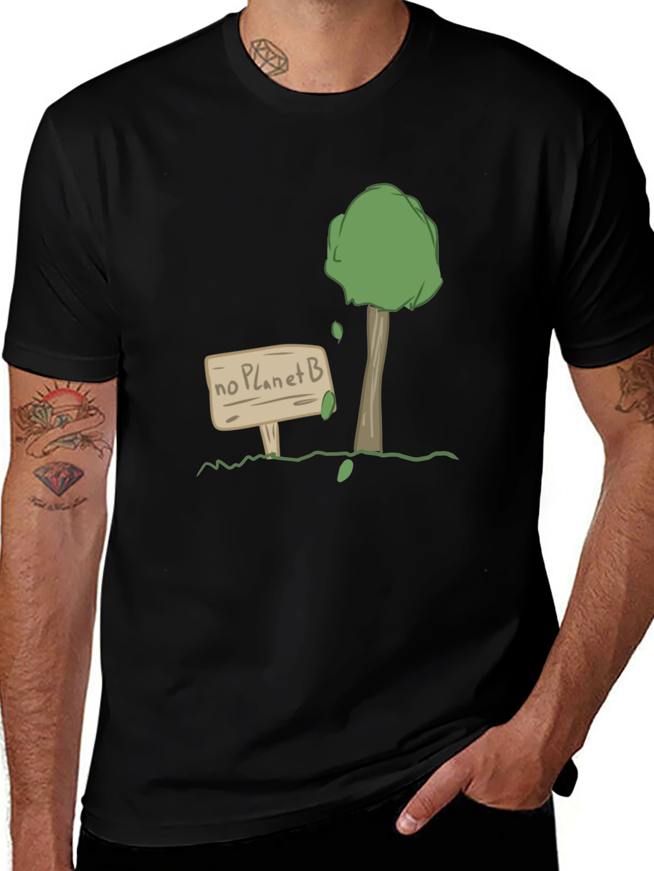 Eco-Friendly No Planet B Graphic T-Shirt