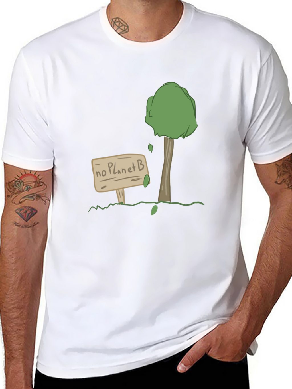 Eco-Friendly No Planet B Graphic T-Shirt