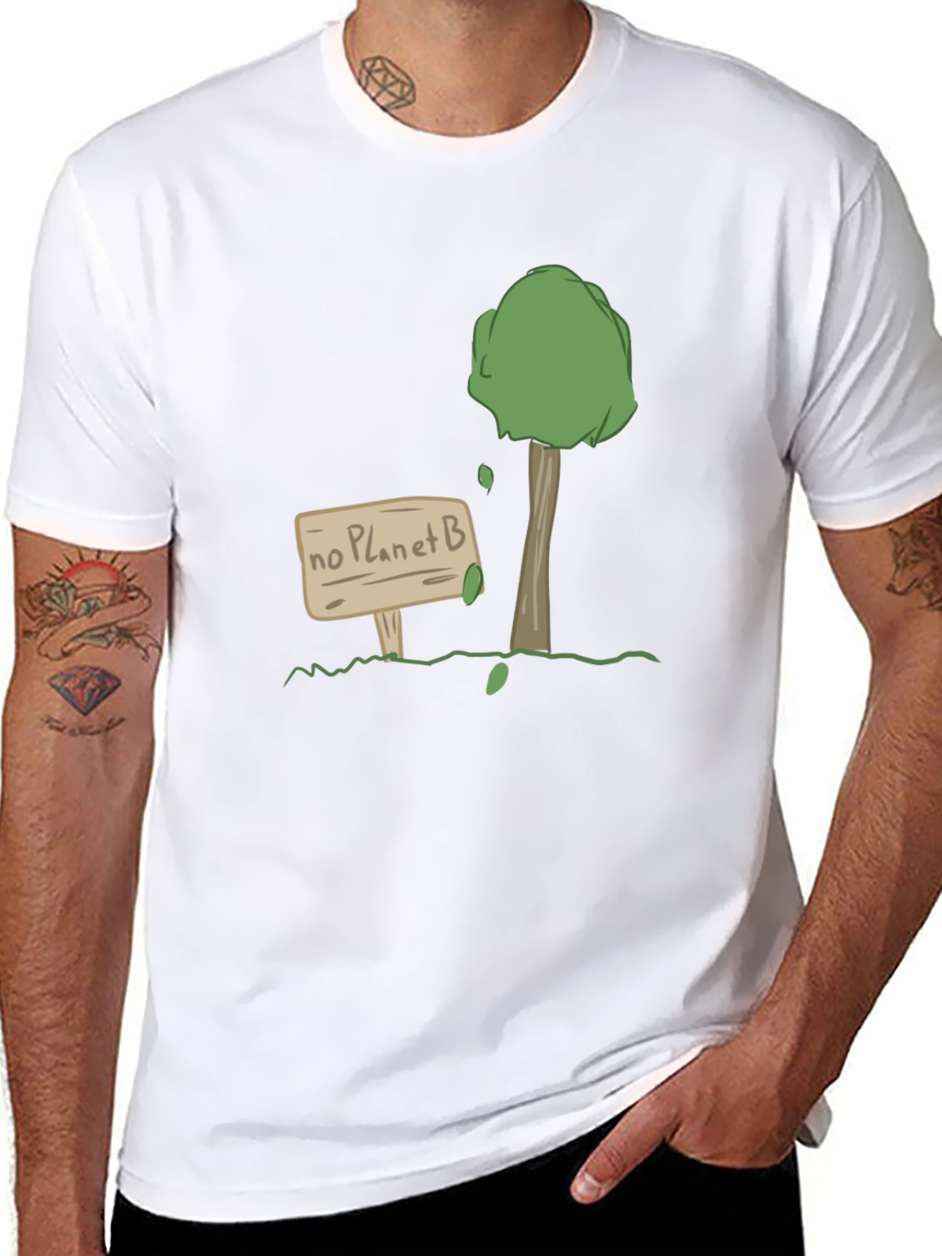 Eco-Friendly No Planet B Graphic T-Shirt