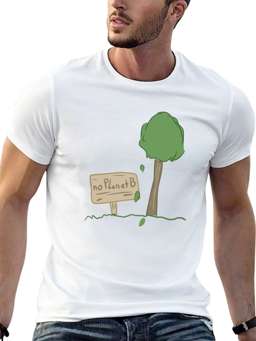 Eco-Friendly No Planet B Graphic T-Shirt