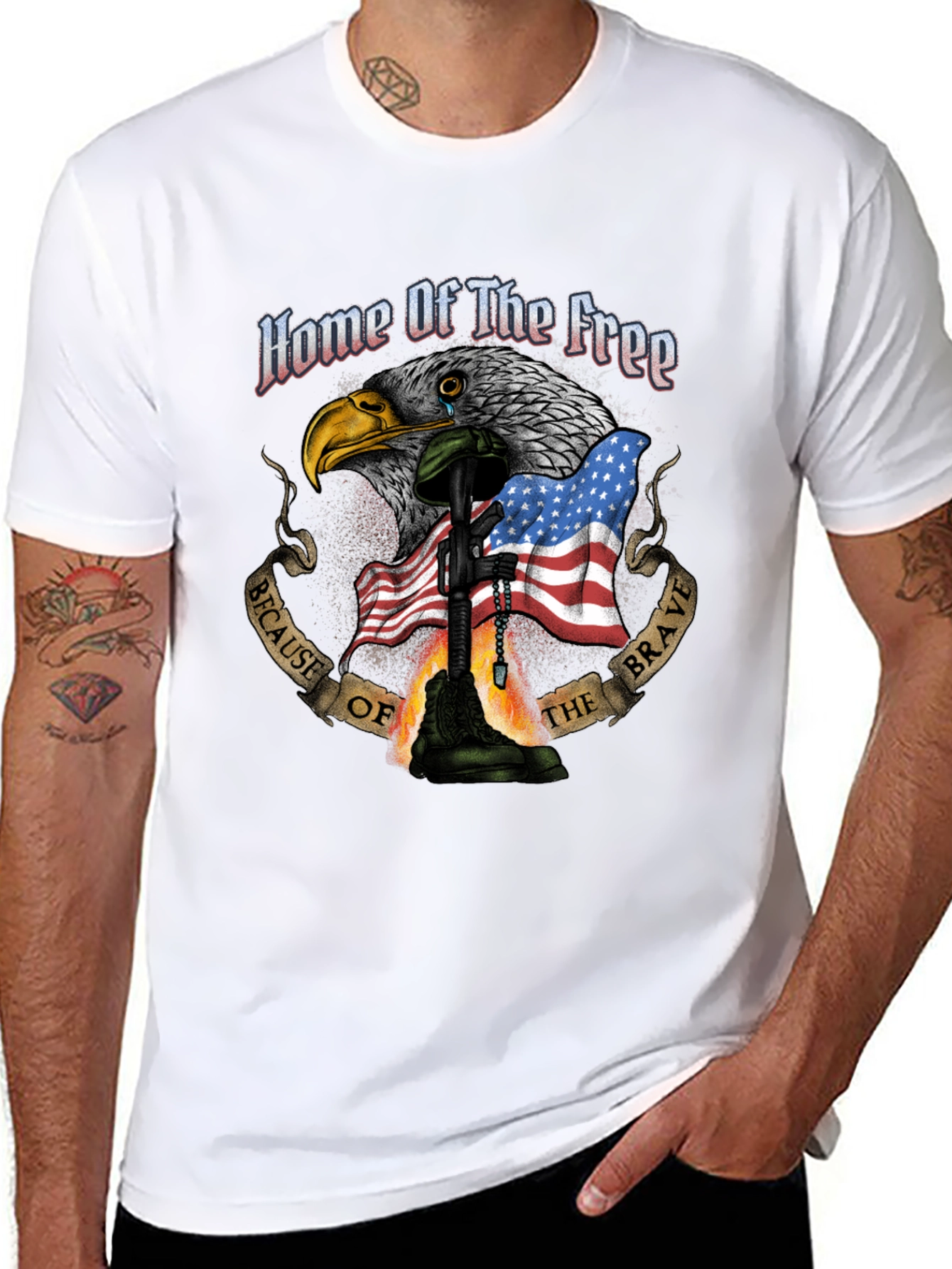 Home of the Free Patriotic T-Shirt