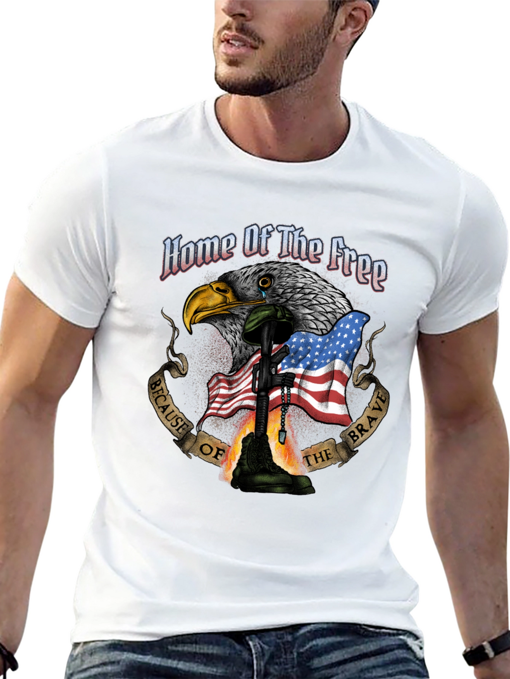 Home of the Free Patriotic T-Shirt