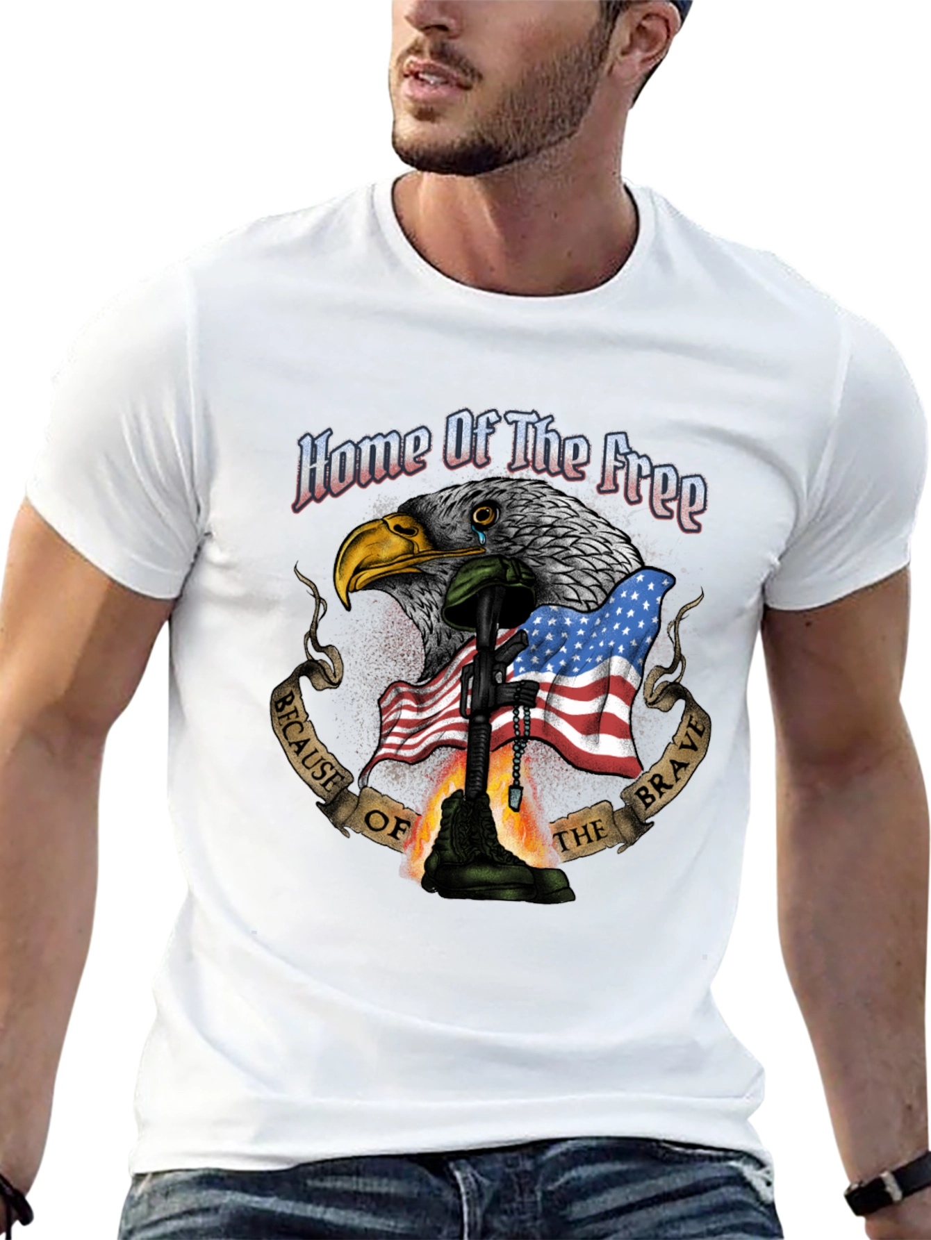 Home of the Free Patriotic T-Shirt